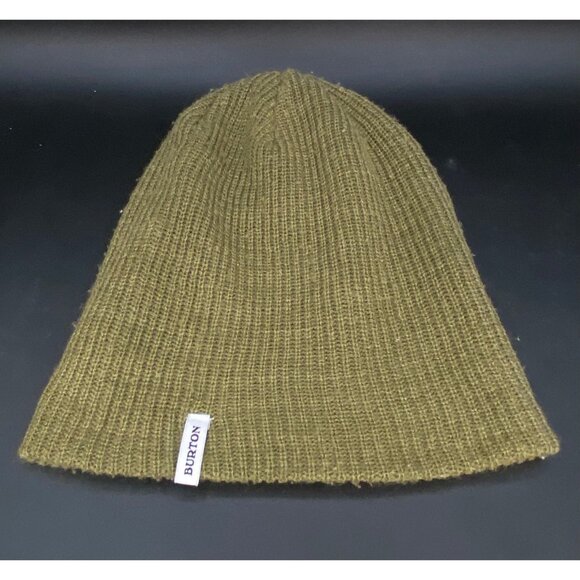 Burton Other - Burton Snowboard Polylana Forest Green Beanie Ski Hiking Outdoors Vintage